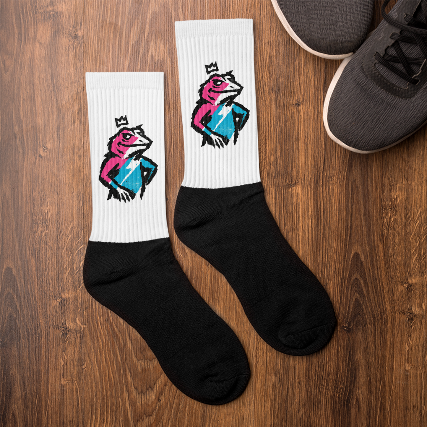 KING FROG — CUSHIONED CREW SOCKS