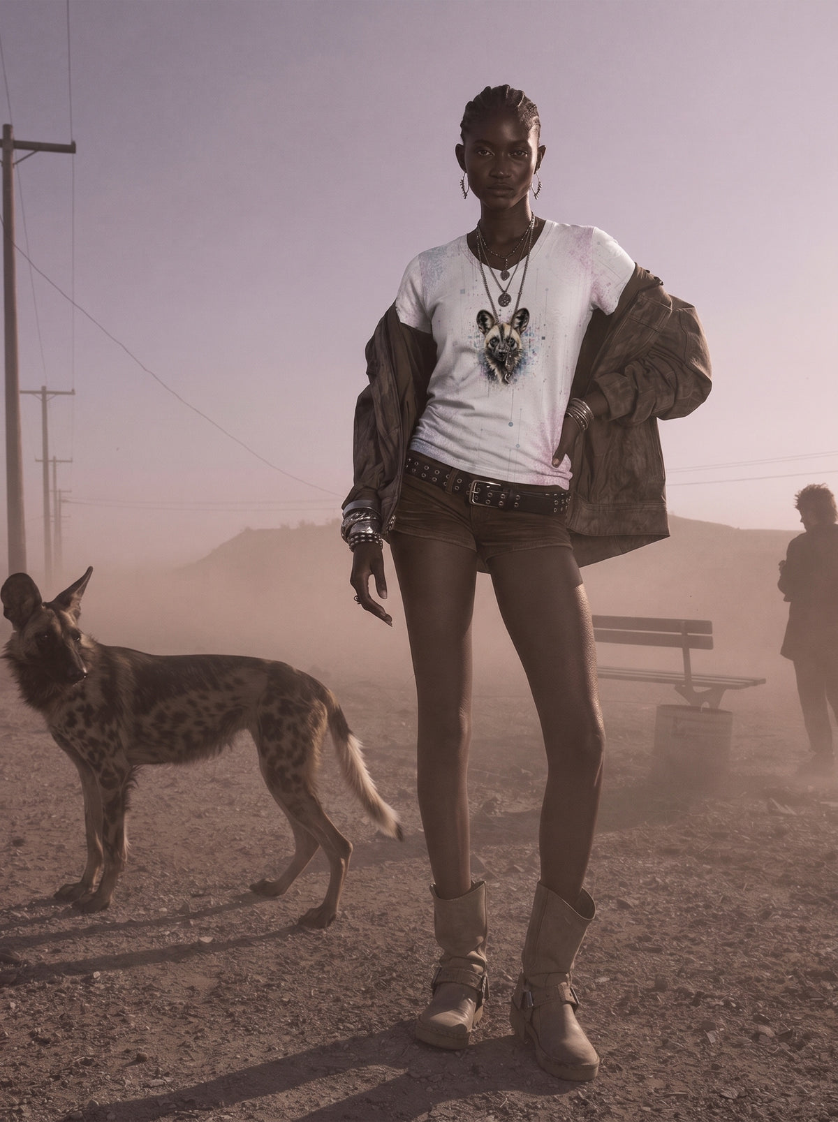 SilverWEAR // Pack Signal — Wild Dog — Women’s T-Shirt