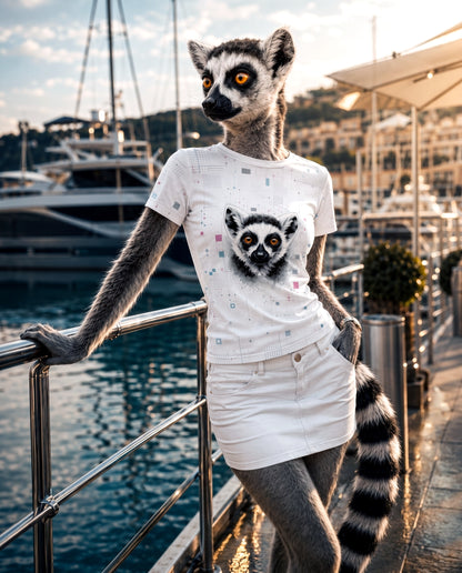 SilverWEAR // Ringsignal — Lemur — Damen T-Shirt