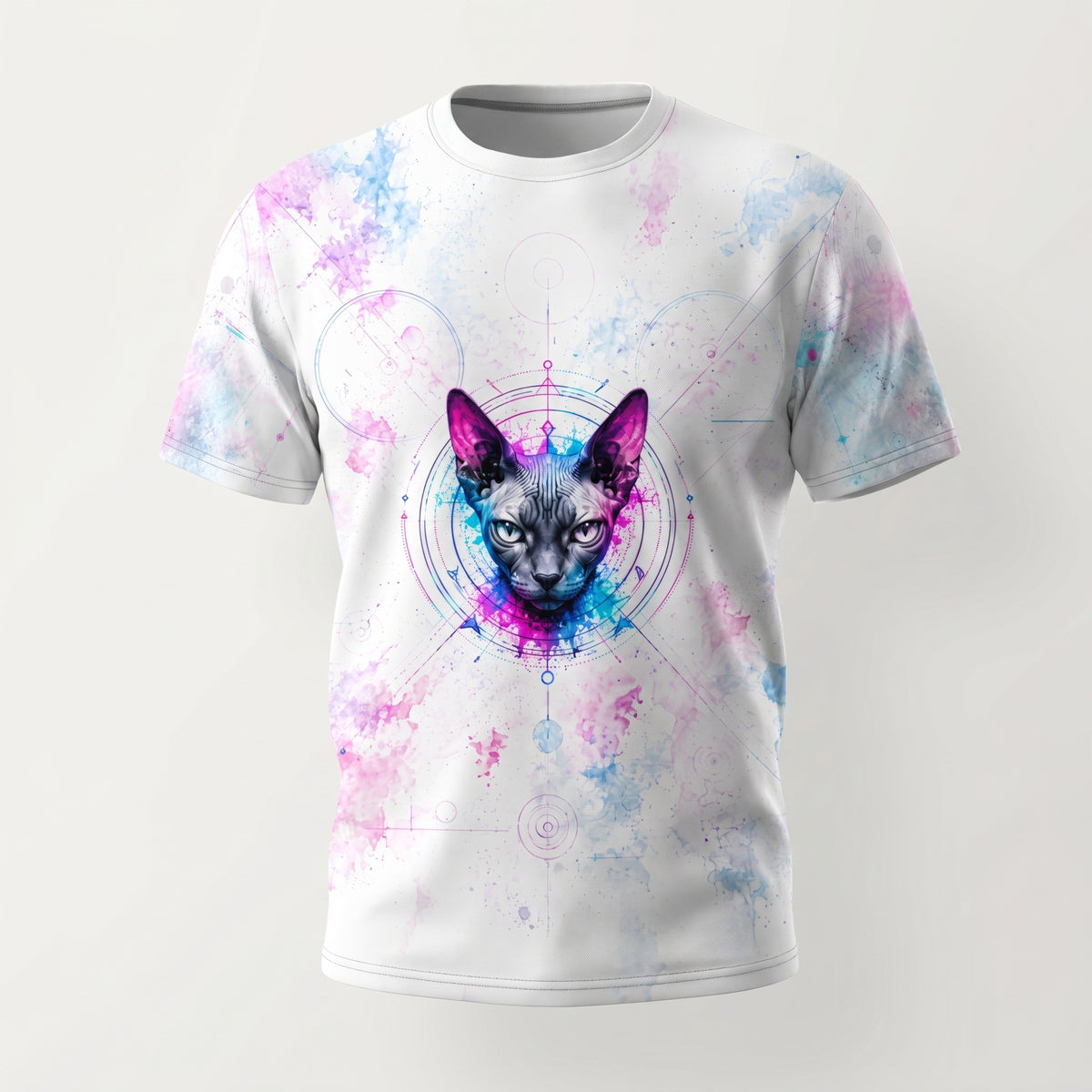 SilverWEAR // Surface Tension — Sphynx Cat — Men’s T-Shirt