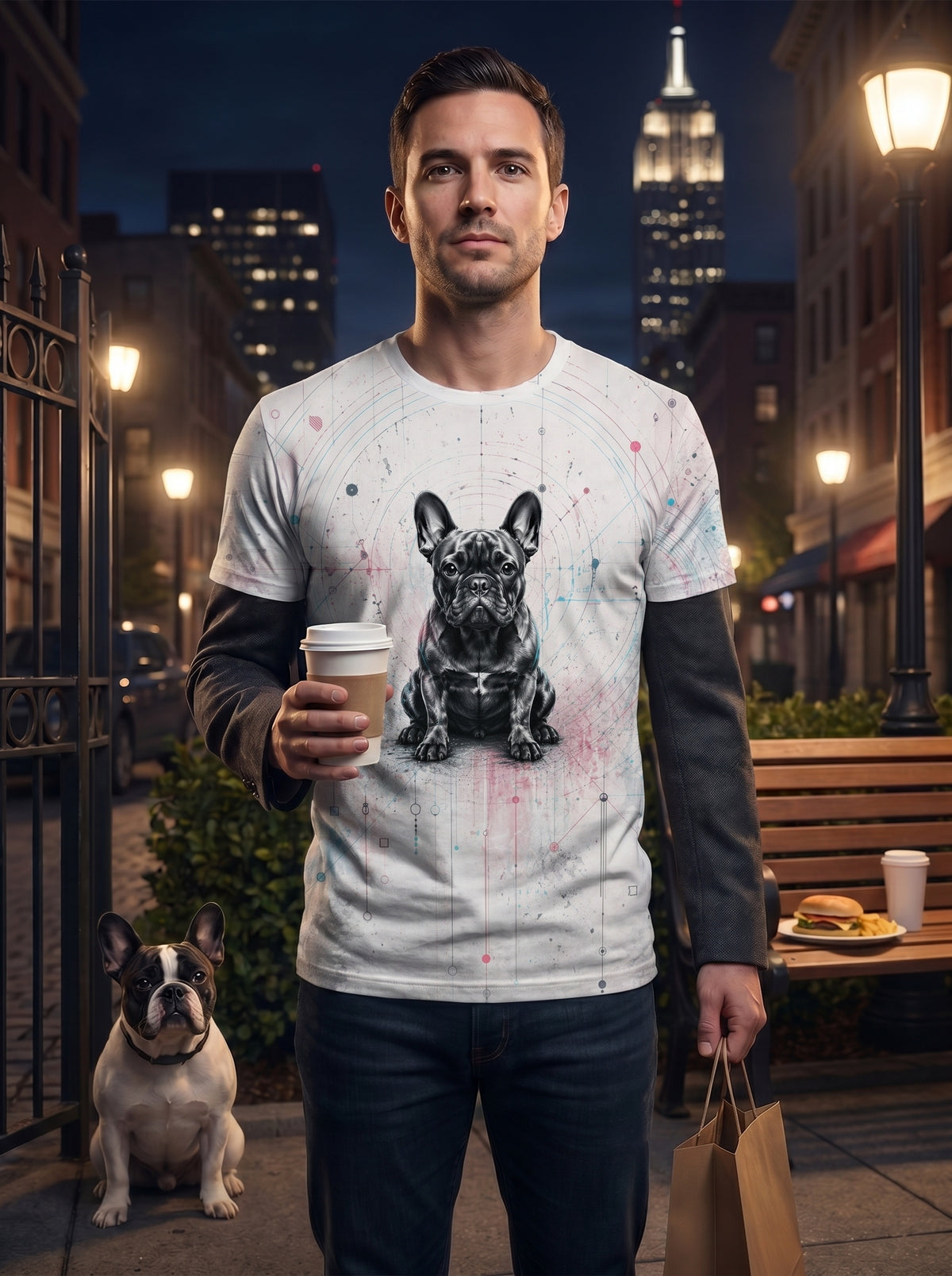 SilverWEAR // French Exit — Dog — Men's T-Shirt