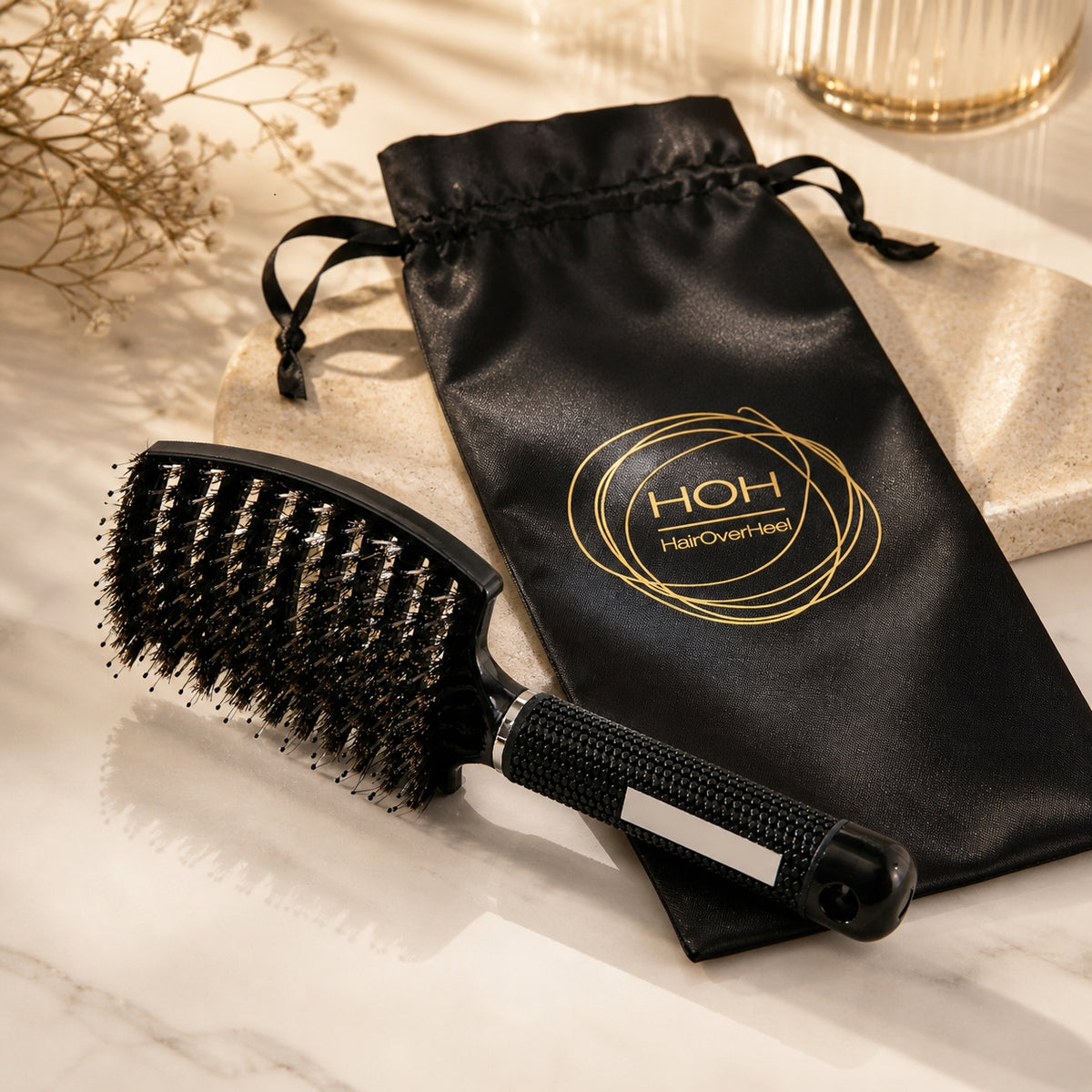Dr. Feel Good — Curved Boar + Nylon Detangling Brush