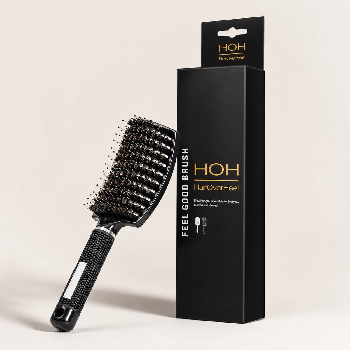 Dr. Feel Good — Curved Boar + Nylon Detangling Brush