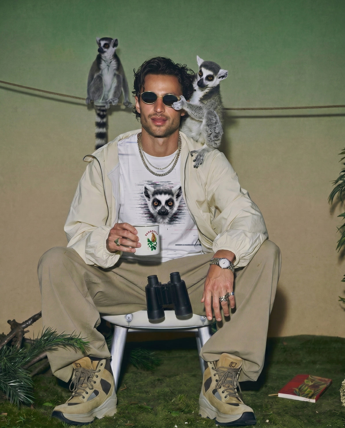 SilverWEAR // Ring Signal — Lemur — Herren T-Shirt