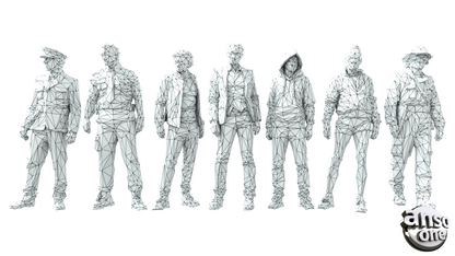 3d Model - Low Poly Male bundle 04