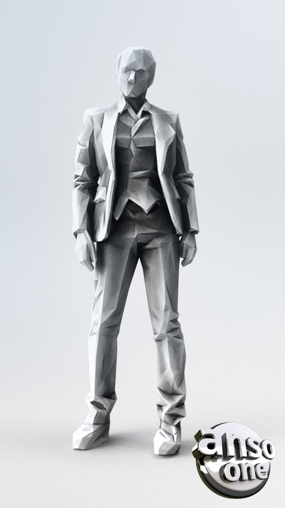 3d Model - Low Poly Male bundle 04