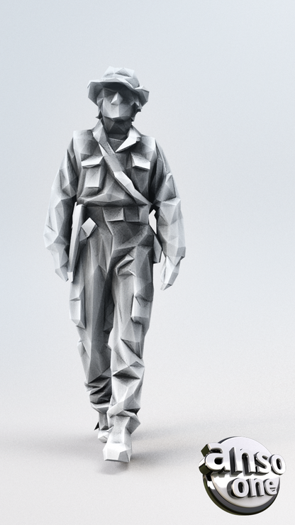 3d Model - Low Poly Male bundle 04