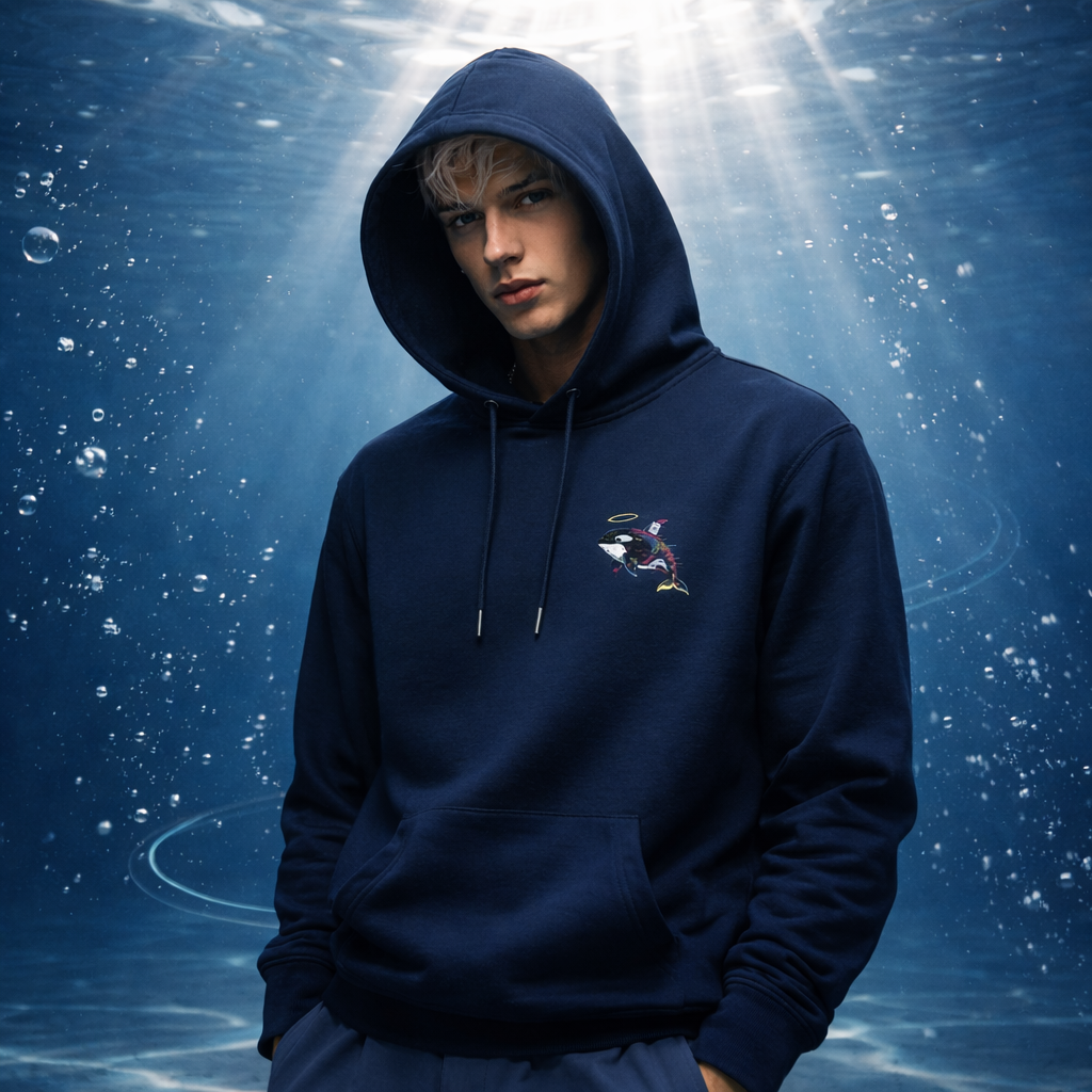 THE GLITCH ORCA // HOODIE