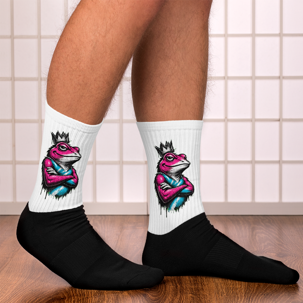 King Frog — Cushioned Crew Socks