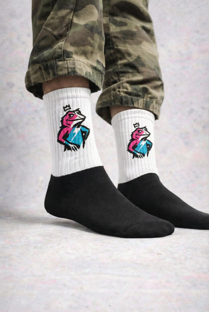 KING FROG — CUSHIONED CREW SOCKS