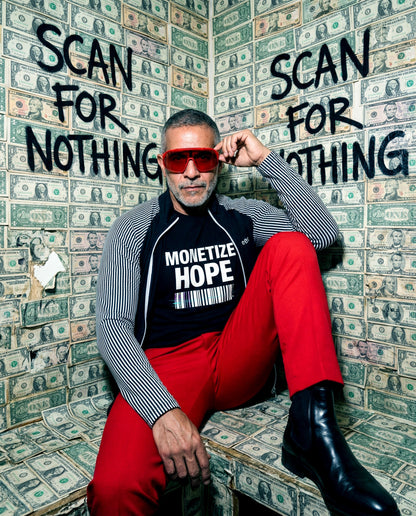 MONETIZE HOPE — Dark Signal Heavyweight T-Shirt