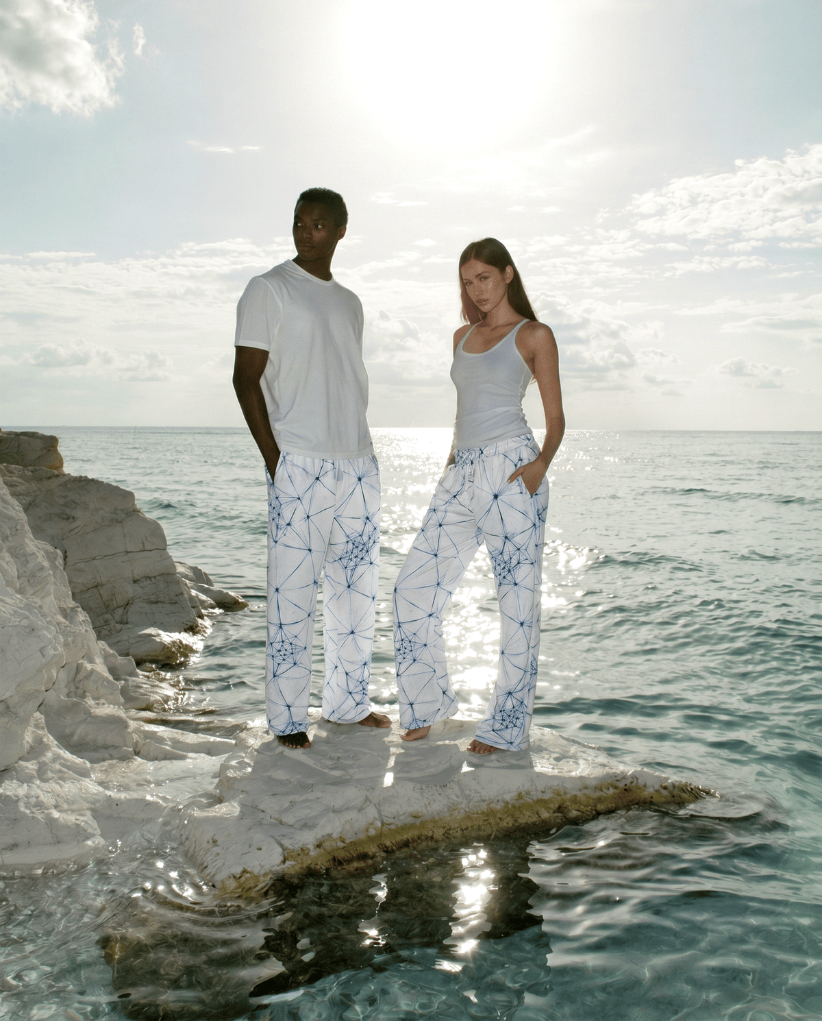 ANSO Network Surface Wide-Leg Joggers
