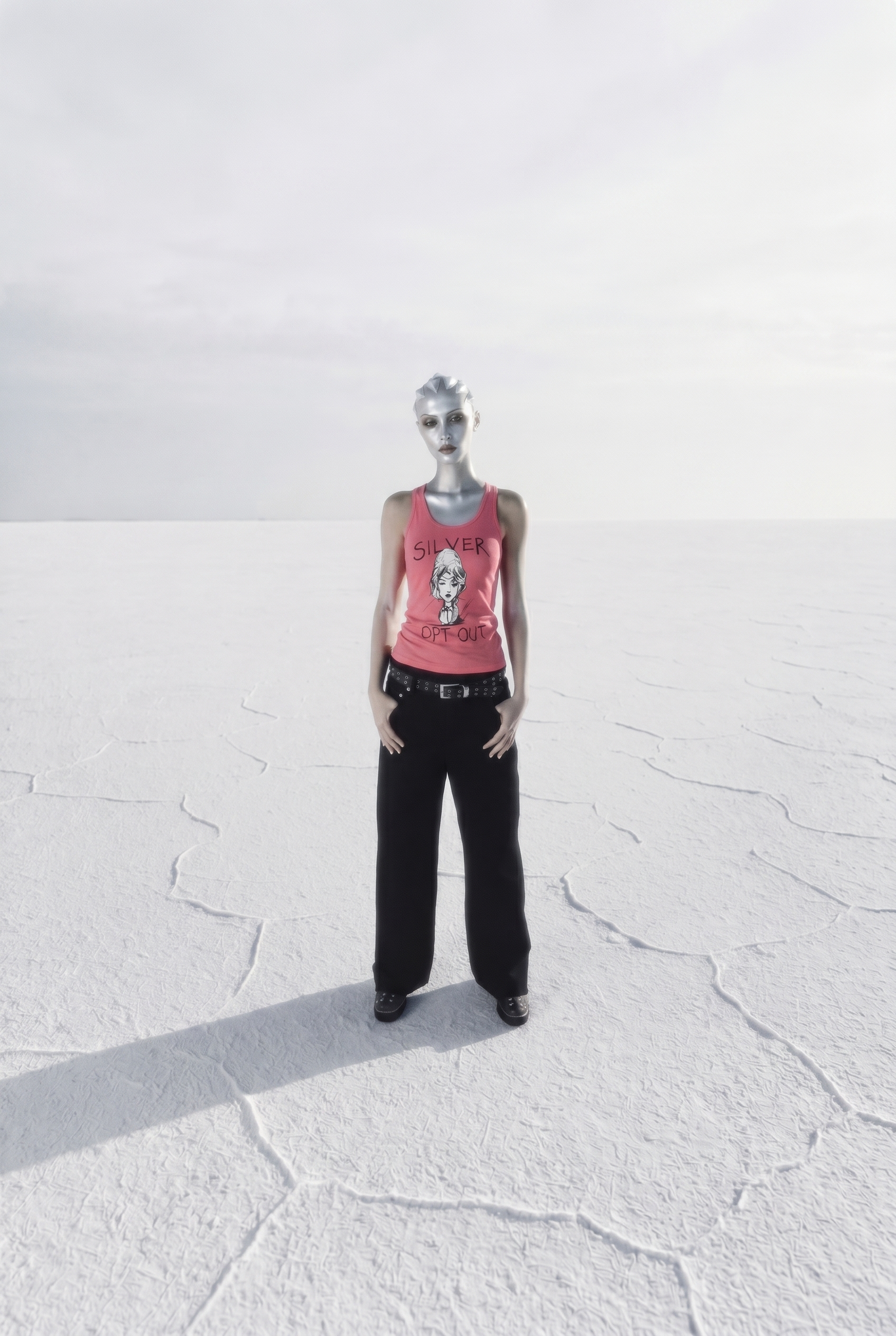 SILVER — OPT OUT Tank top