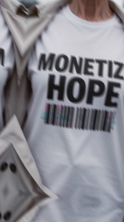 Monetize Hope — Dark Signal Heavyweight Tee