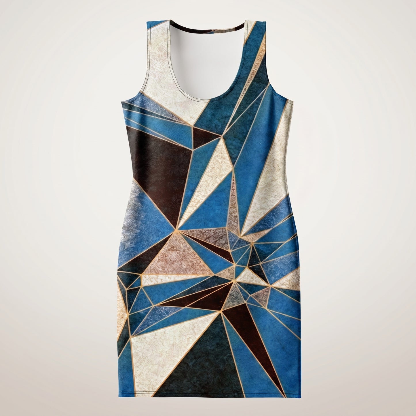 ANSO Low-Poly Bodycon Dress
