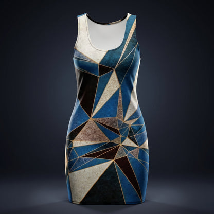 ANSO Low-Poly Bodycon Dress