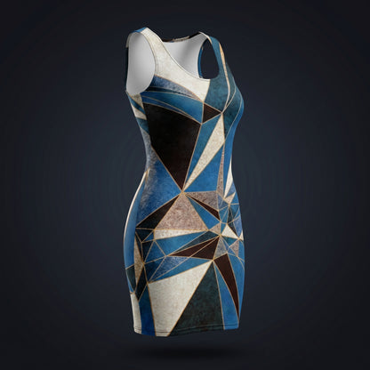 ANSO Low-Poly Bodycon Dress