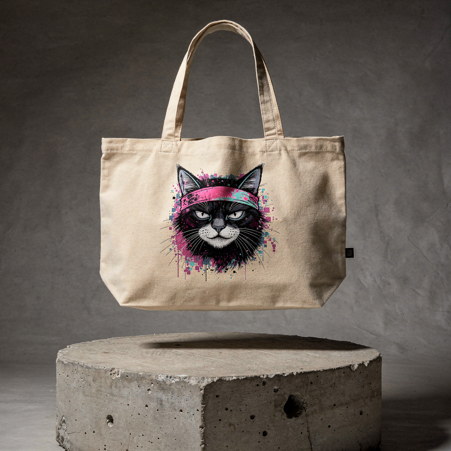 THE GLITCH CAT // UTILITY TOTE
