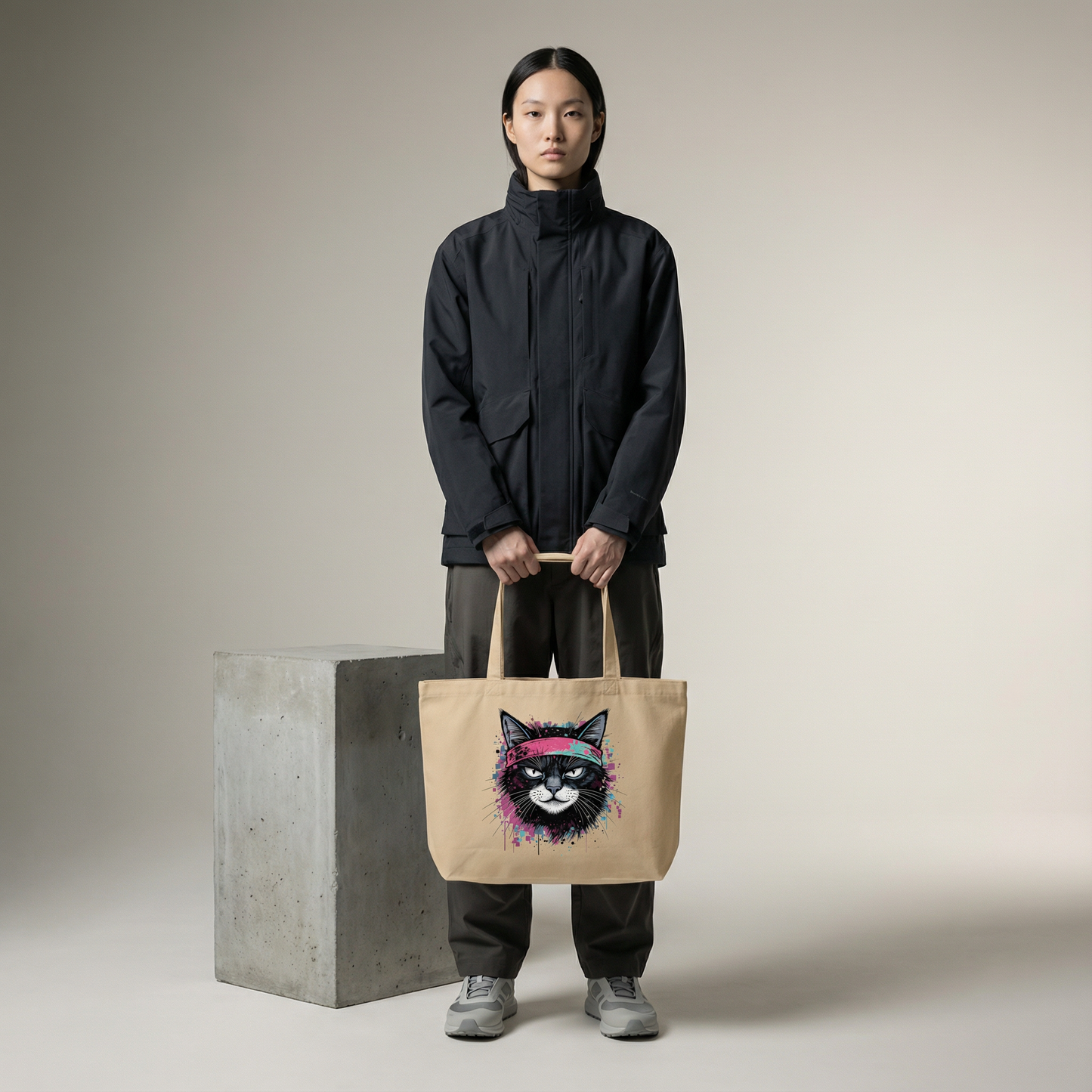 THE GLITCH CAT // UTILITY TOTE