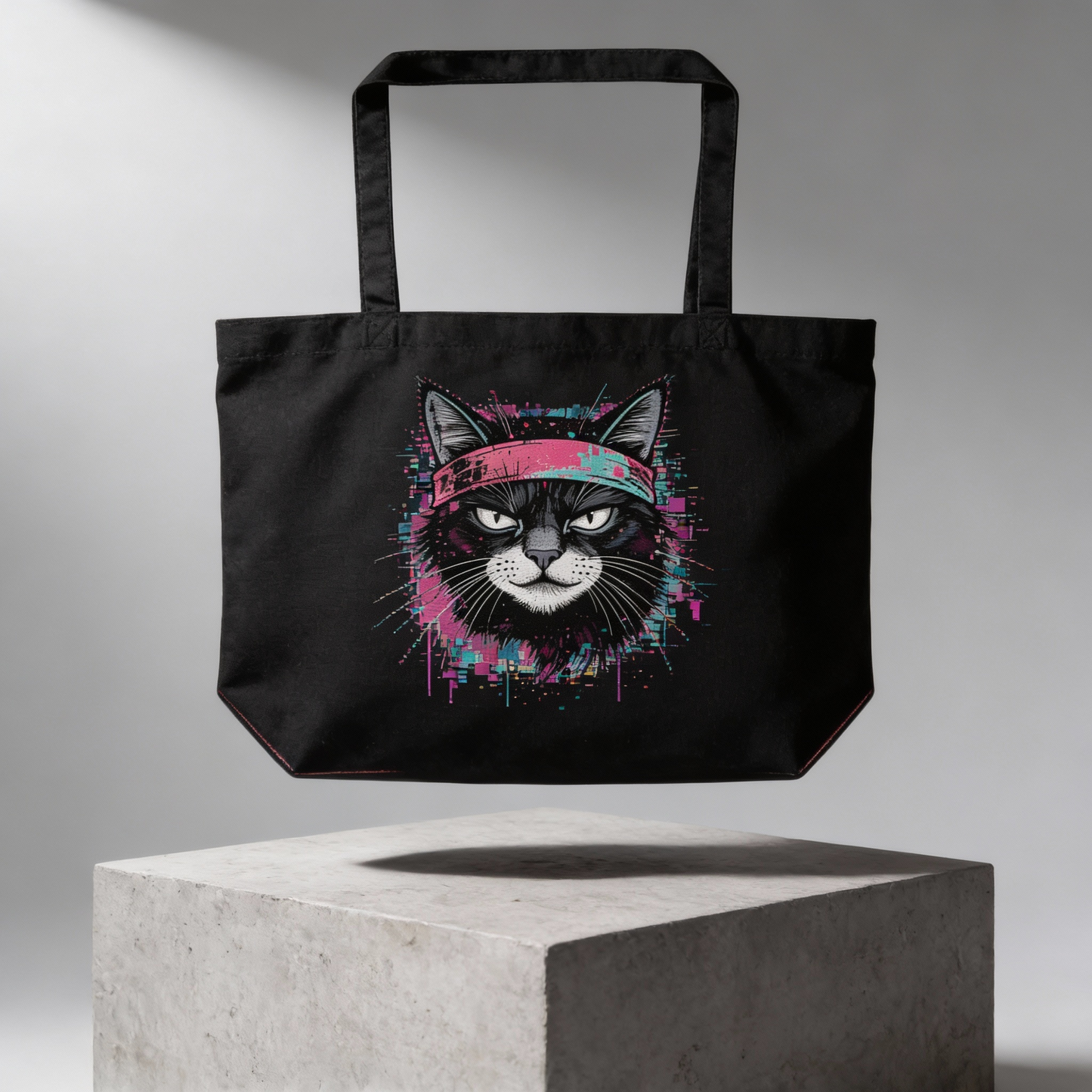 THE GLITCH CAT // UTILITY TOTE