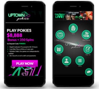 Uptown Pokies Mobile