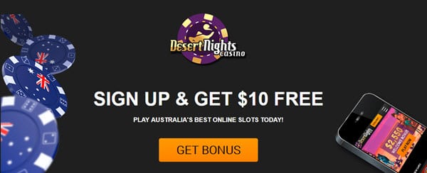 $10 FREE! Desert Night Casino