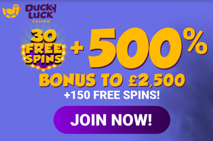 Ducky Luck Casino no deposit bonus