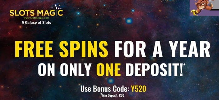 Slots Magic Free Spins por un año
